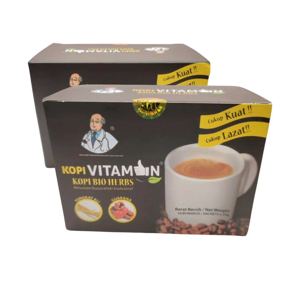 5 Boxes Kopi Vitamin Instant Herbal Coffee 50 Sachets Premium | EXPRESS SHIPPING7