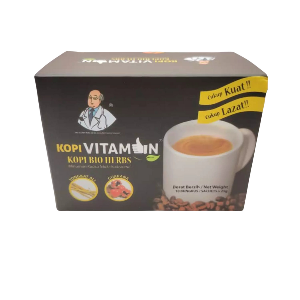 5 Boxes Kopi Vitamin Instant Herbal Coffee 50 Sachets Premium | EXPRESS SHIPPING8
