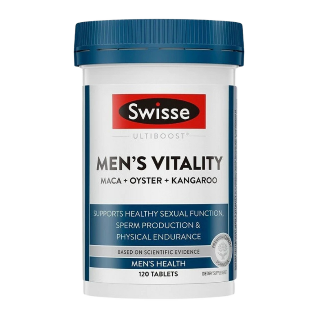2 Bottles Swisse Ultiboost Mens Vitality Maca Oyster Kangaroo 240 Tablets2