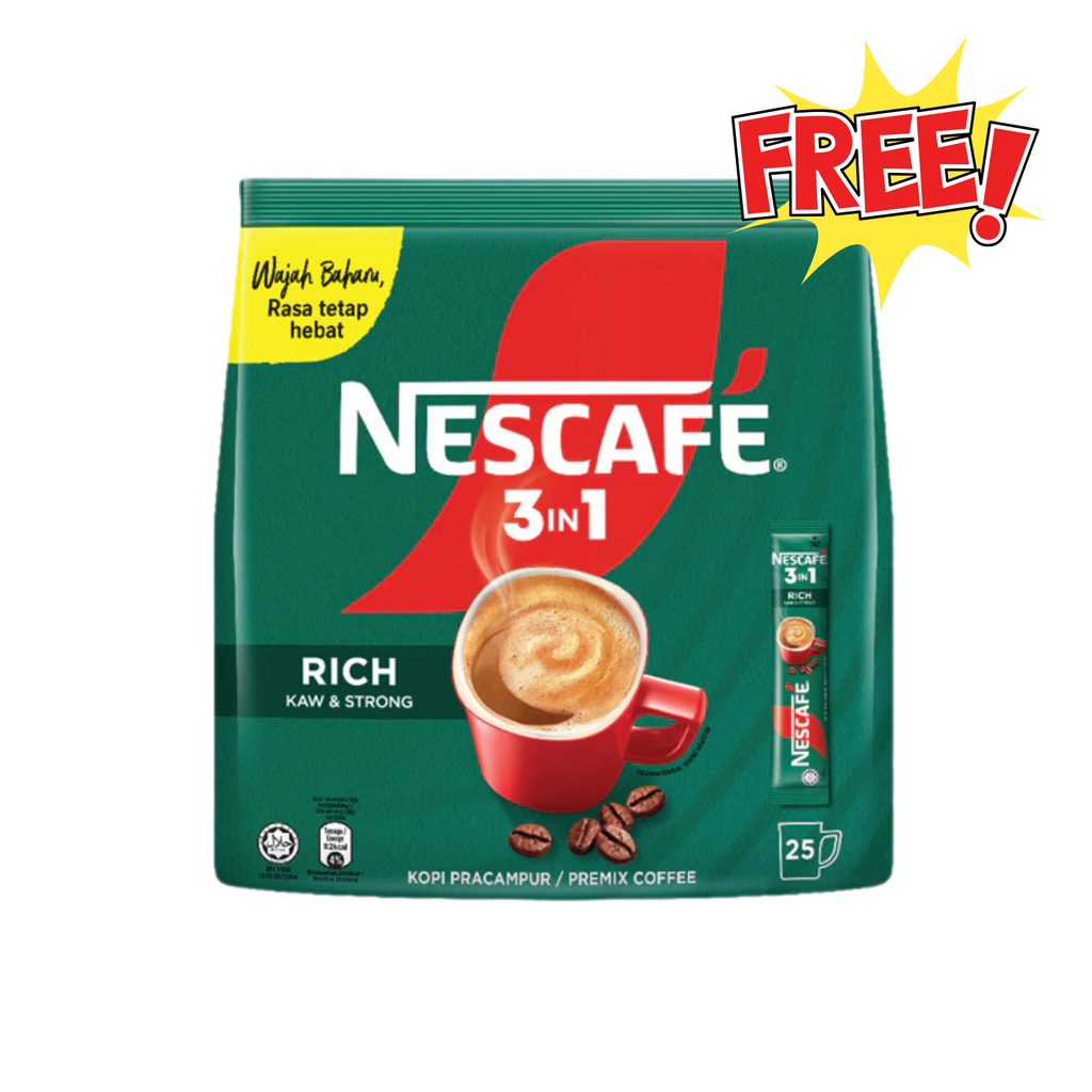 Nescafe 3in1 Original Instant Coffee Mix 4 Packs 100 Sticks 1800g | EXPRESS SHIP2