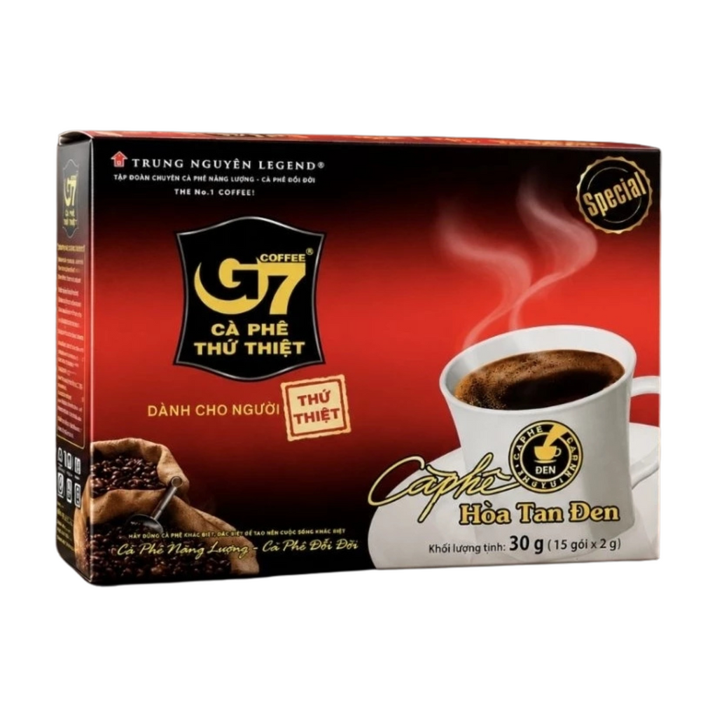 10x G7 Instant Black Coffee 150 Sachets 300g Original Vietnamese Coffee No Sugar2
