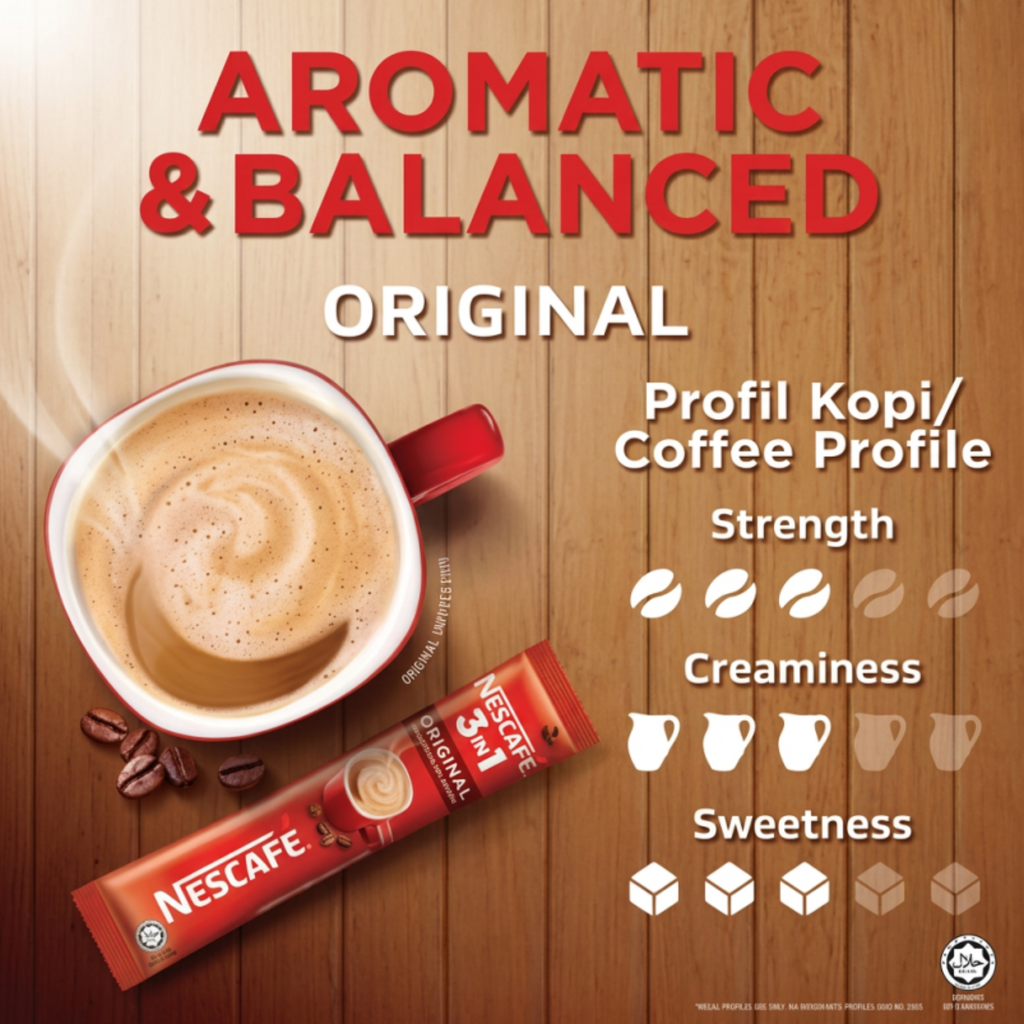 Nescafe 3in1 Original Instant Coffee Mix 4 Packs 100 Sticks 1800g | EXPRESS SHIP7
