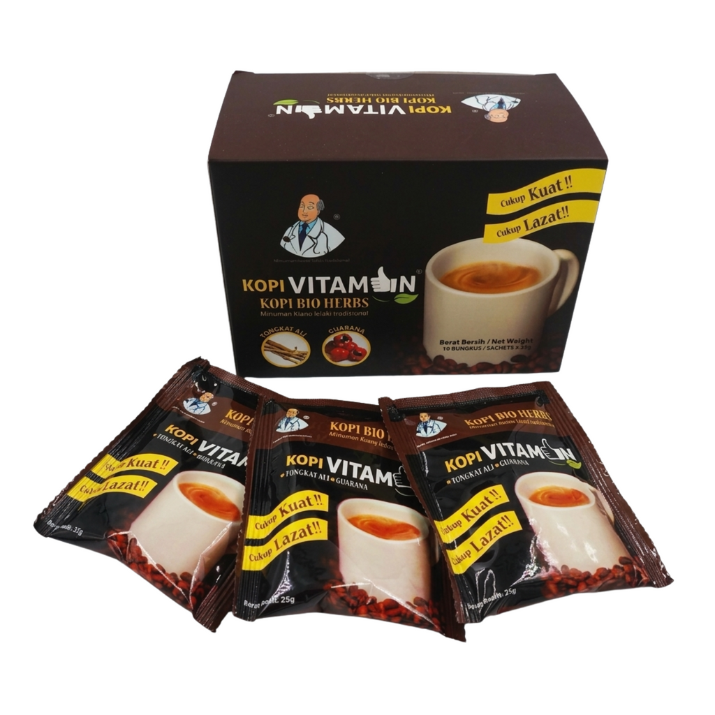 5 Boxes Kopi Vitamin Instant Herbal Coffee 50 Sachets Premium | EXPRESS SHIPPING4