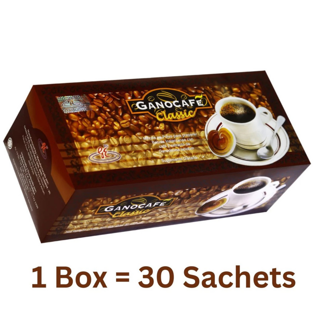 4x Gano Excel Ganocafe Classic Black Coffee Premium Instant Drink 120 Sachets2