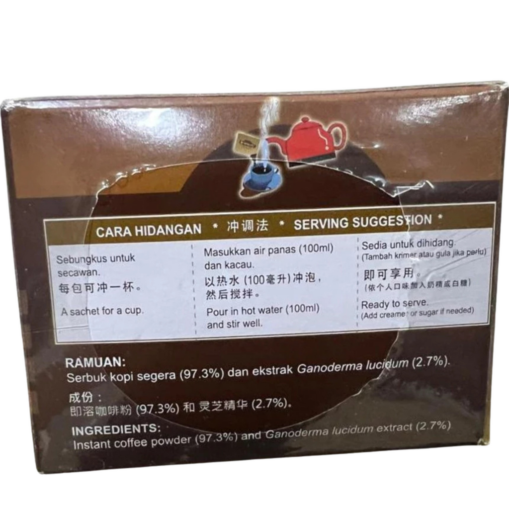 4x Gano Excel Ganocafe Classic Black Coffee Premium Instant Drink 120 Sachets4