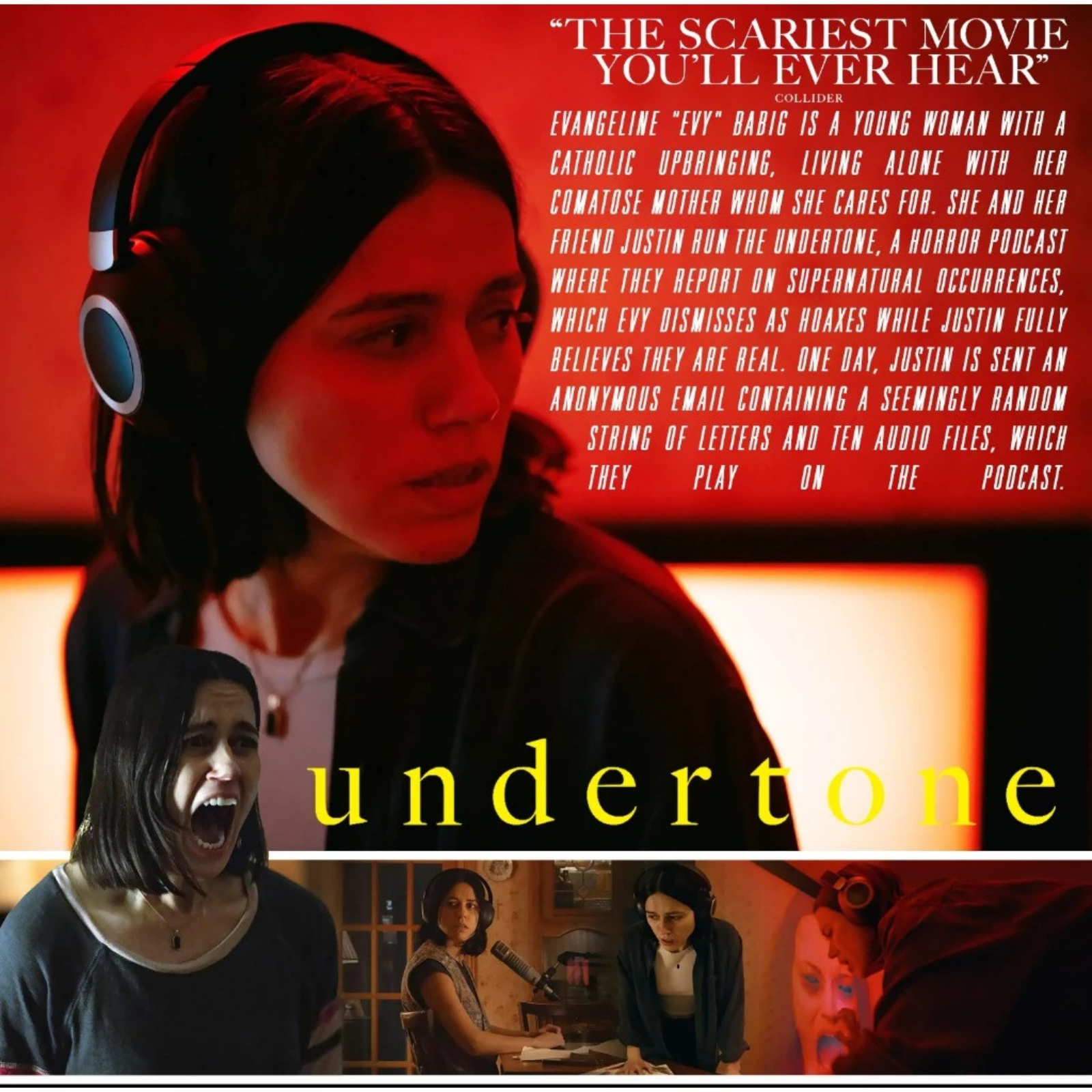 Undertone 2025 Movie DVD English Multi Sub Region Free NTSC2