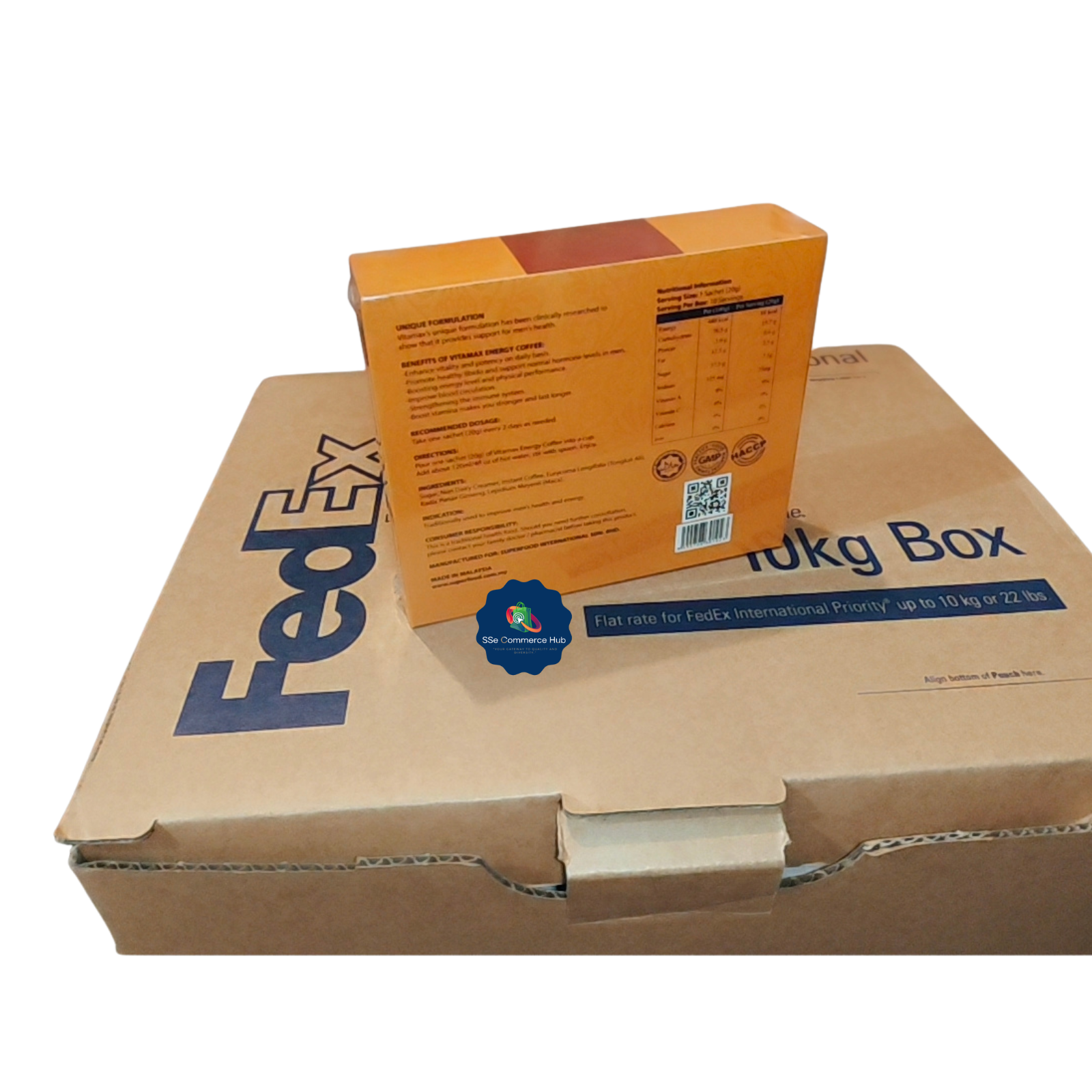 4 Boxes Vitamax Herbal Coffee Blend Instant Sugar Free Coffee | EXPRESS SHIPPING6