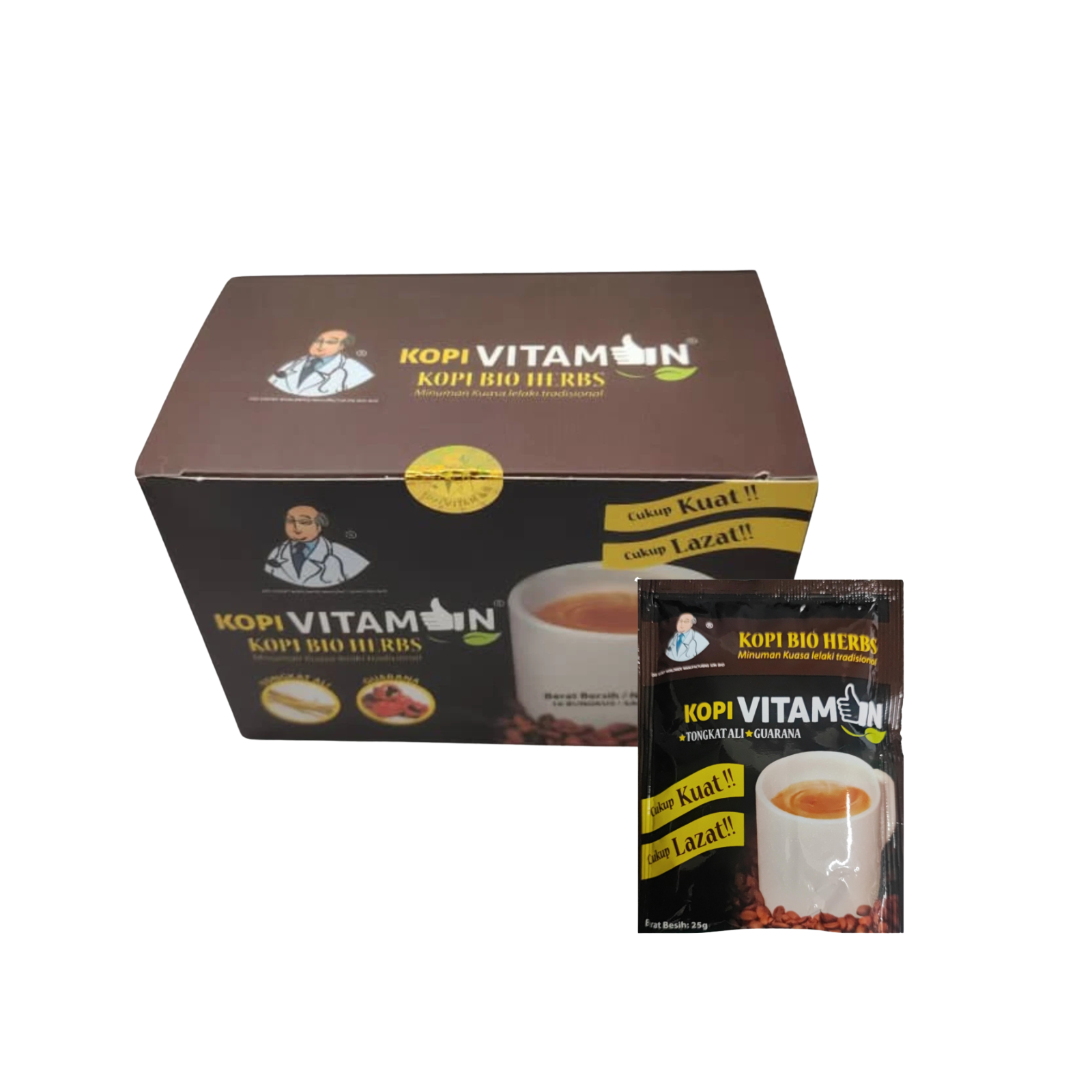 5 Boxes Kopi Vitamin Instant Herbal Coffee 50 Sachets Premium | EXPRESS SHIPPING6