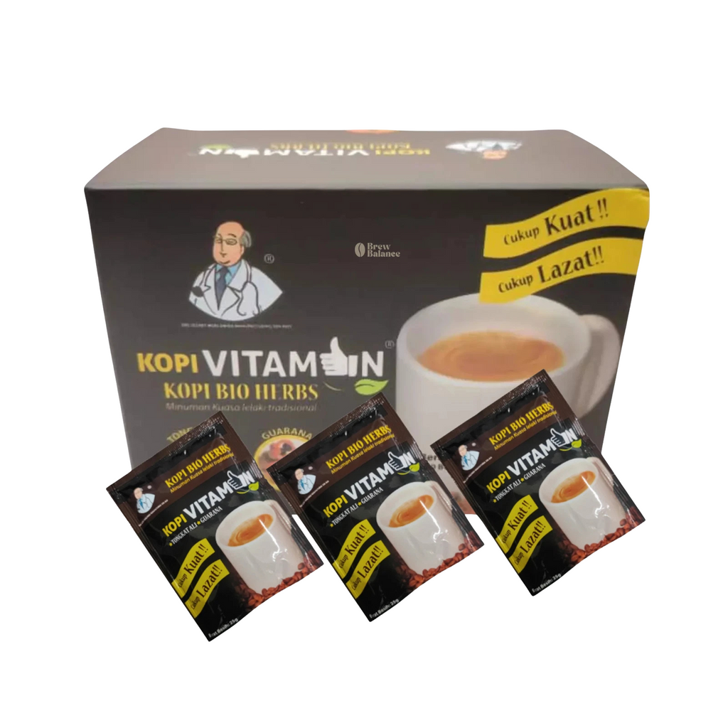 5 Boxes Kopi Vitamin Instant Herbal Coffee 50 Sachets Premium | EXPRESS SHIPPING5