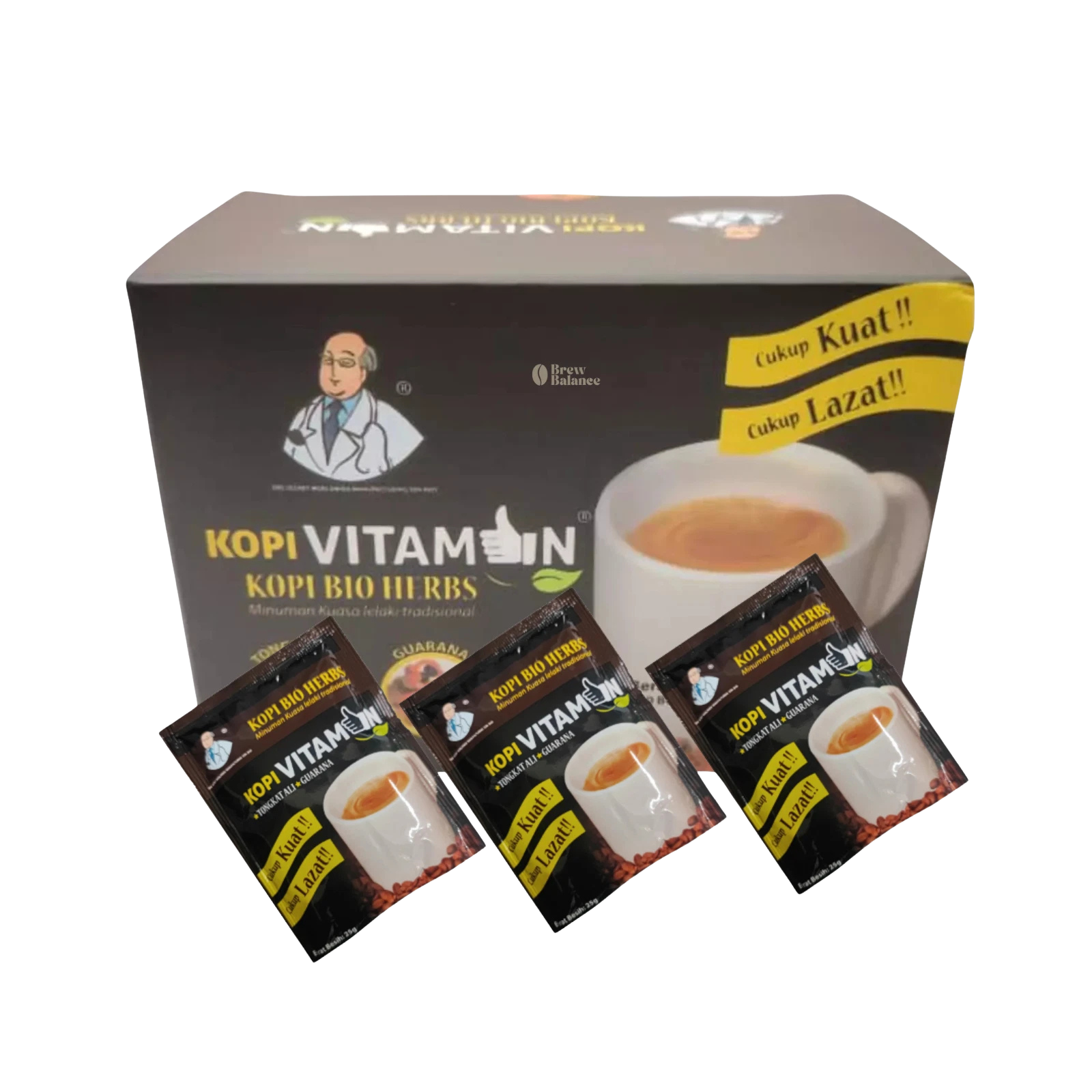 5 Boxes Kopi Vitamin Instant Herbal Coffee 50 Sachets Premium | EXPRESS SHIPPING5