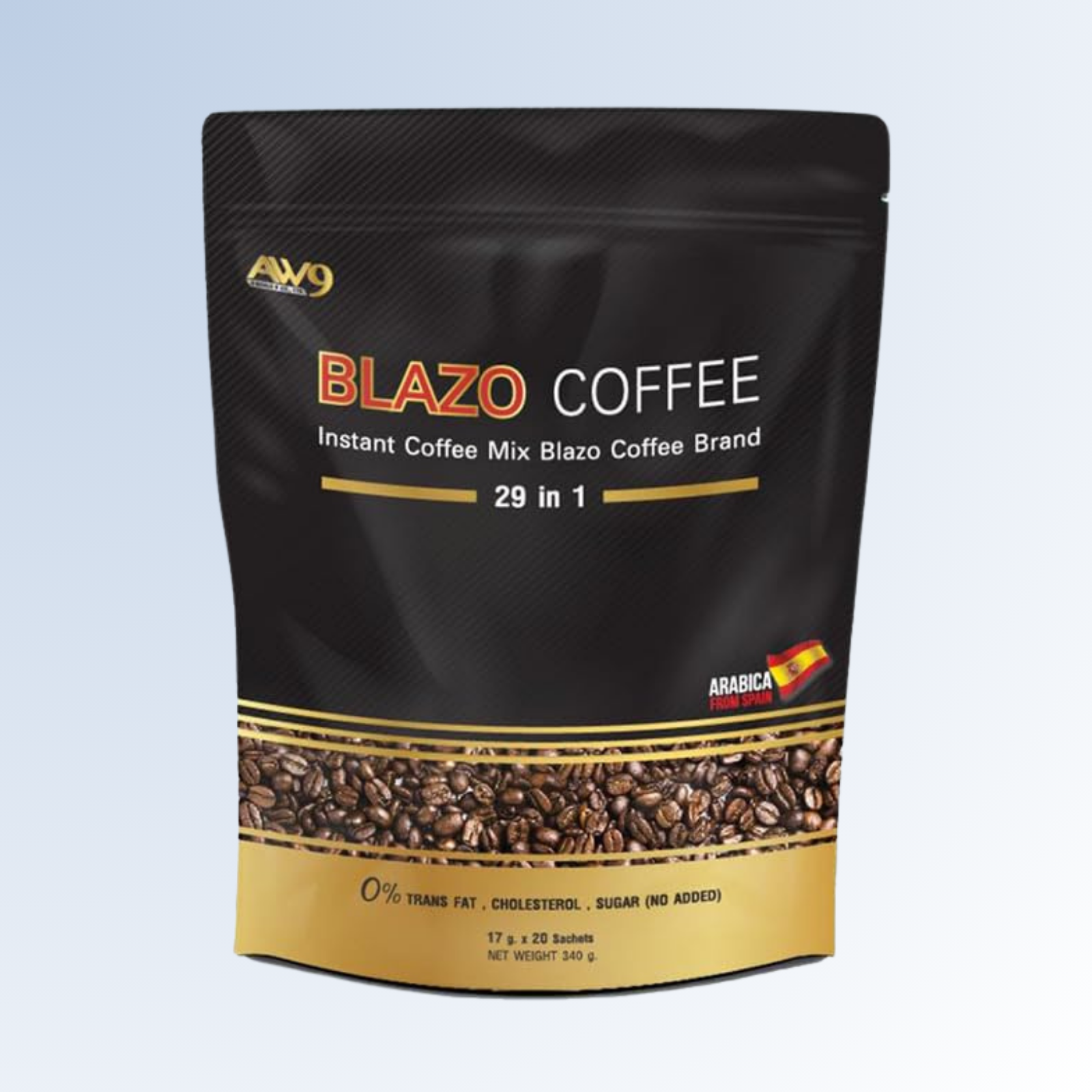 Blazo 29in1 Instant Coffee Mix Arabica | Sugar-Free Non-Fat 20 Sachets Pack2